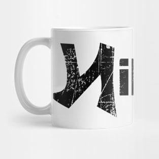 Nihilist Distressed Style Symbol Design Mug